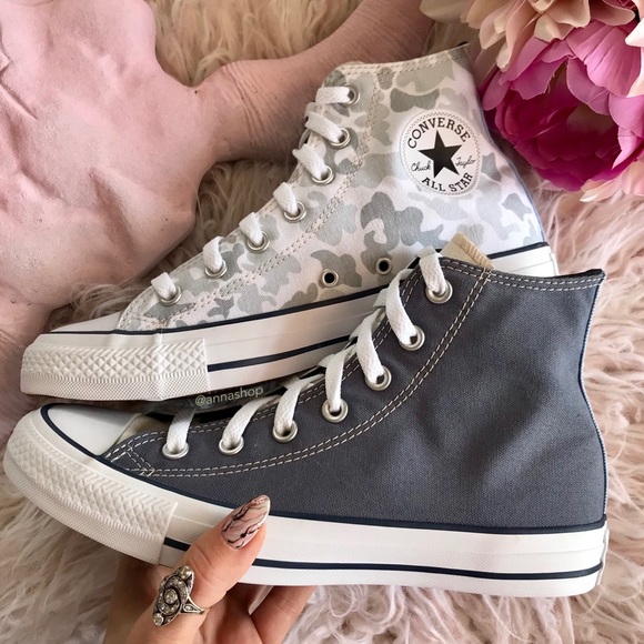 Converse Shoes - NWT麗Converse ID Custom camo High tops chuck!
